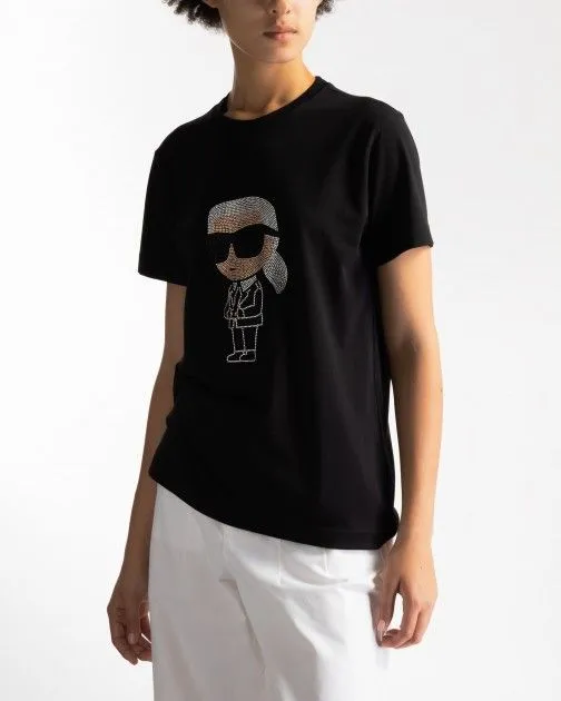 Camiseta Karl Lagerfeld 230W1770 Negro