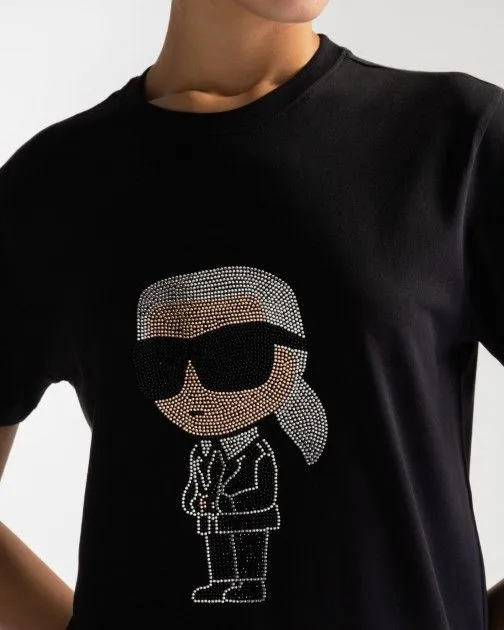 Camiseta Karl Lagerfeld 230W1770 Negro