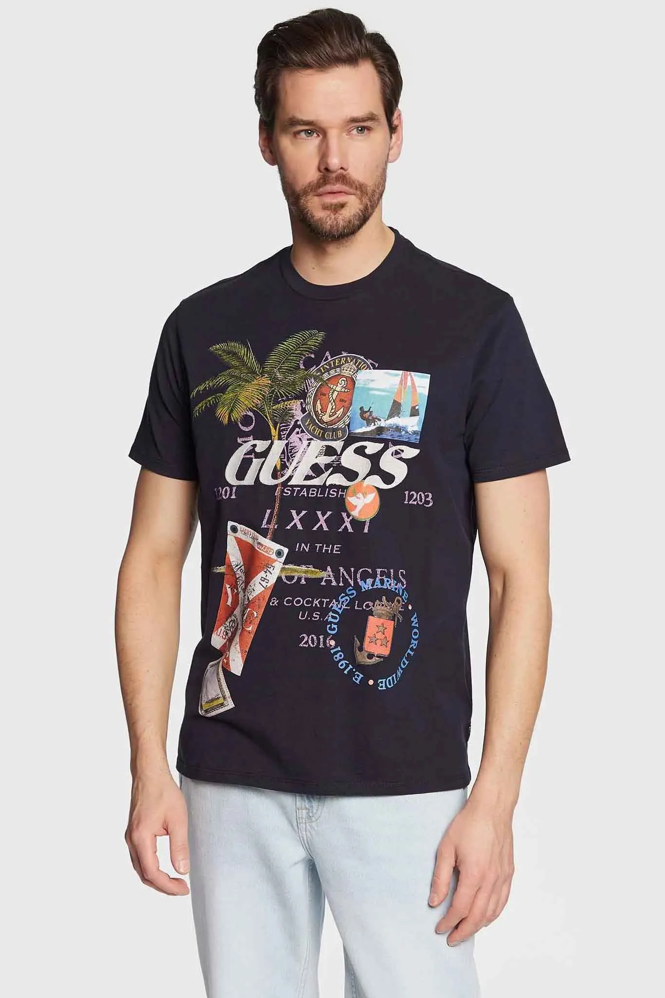 Camiseta para hombre de Guess Jeans – M3GI38KBDL0