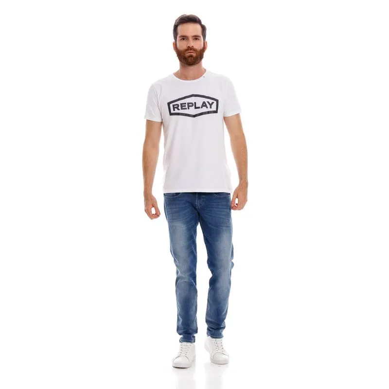 Camiseta Para Hombre Replay 27499