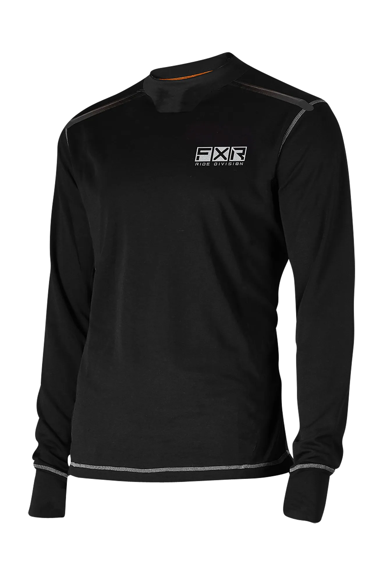 Camiseta Técnica FXR Vapor Manga Larga Negra