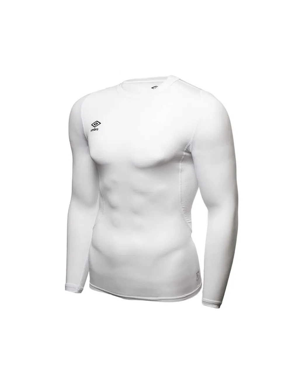 Camiseta Térmica Umbro Manga Larga Core Junior White