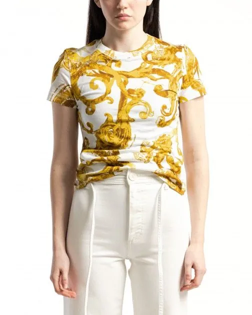 Camiseta Versace Jeans Couture 76HAH6D8 Blanco