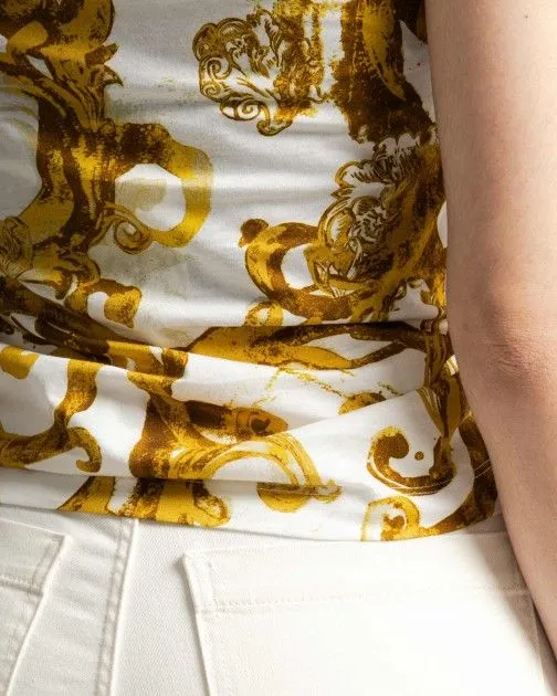 Camiseta Versace Jeans Couture 76HAH6D8 Blanco