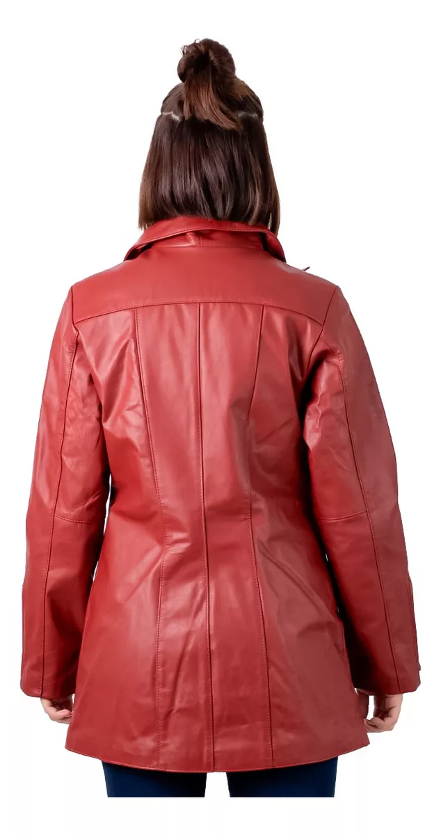 CAMPERA DE CUERO VACUNO 100% LEGITIMO DE MUJER  ART: 333