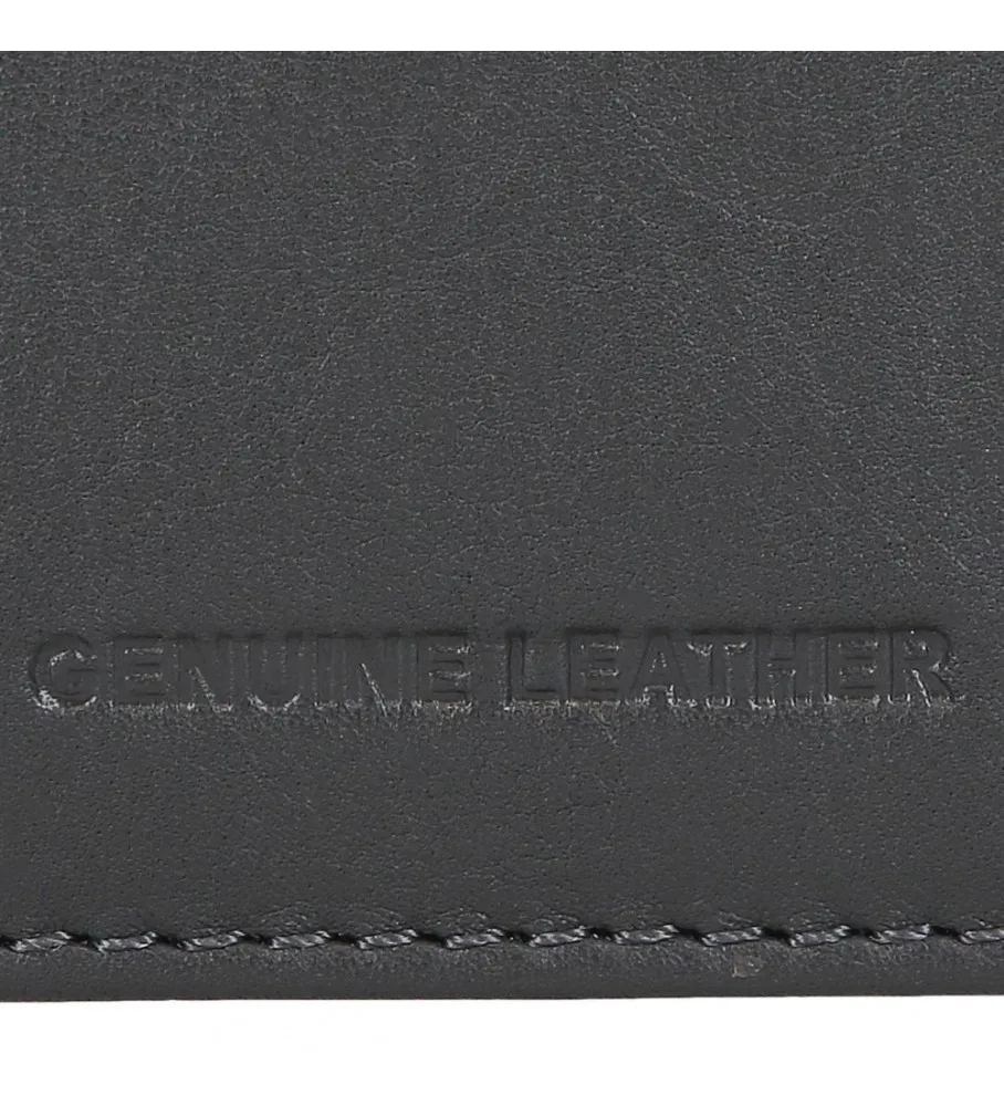 Cartera horizontal Switch con cierre de click marino