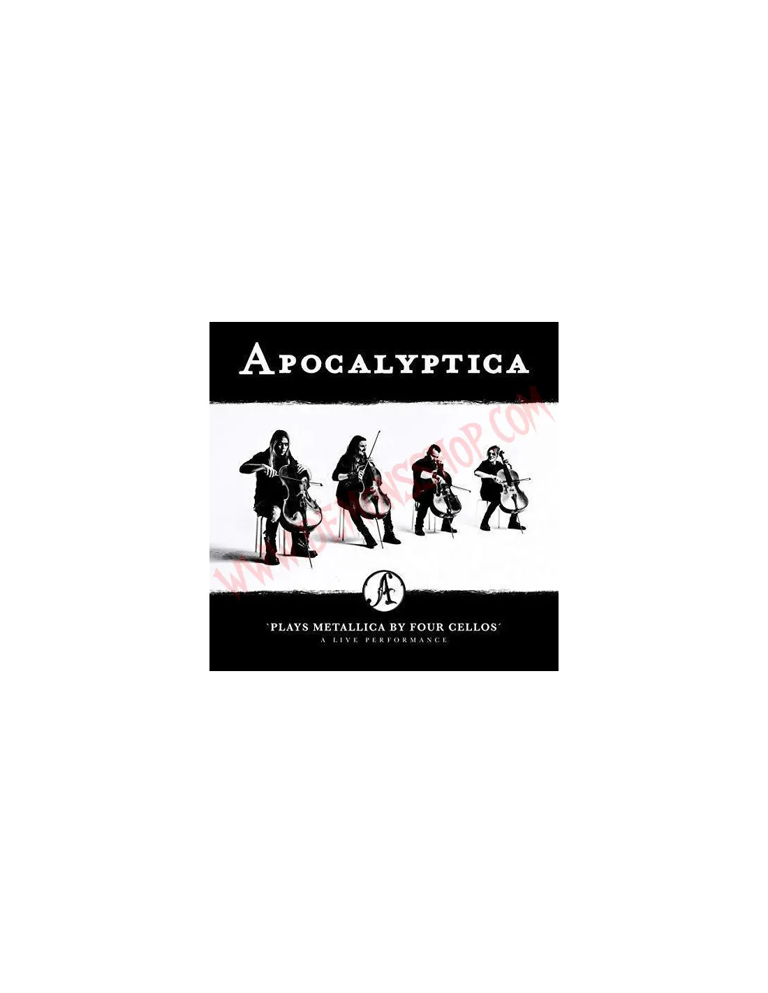 CD APOCALYPTICA  PLAYS METALLICA  A LIVE PERFOMANCE