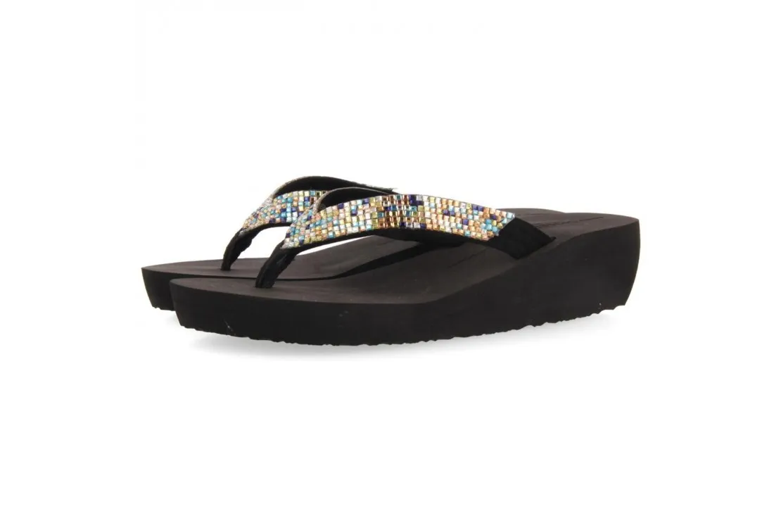CHANCLAS NEGRAS DE CUNA PARA MUJER LABICO Gioseppo