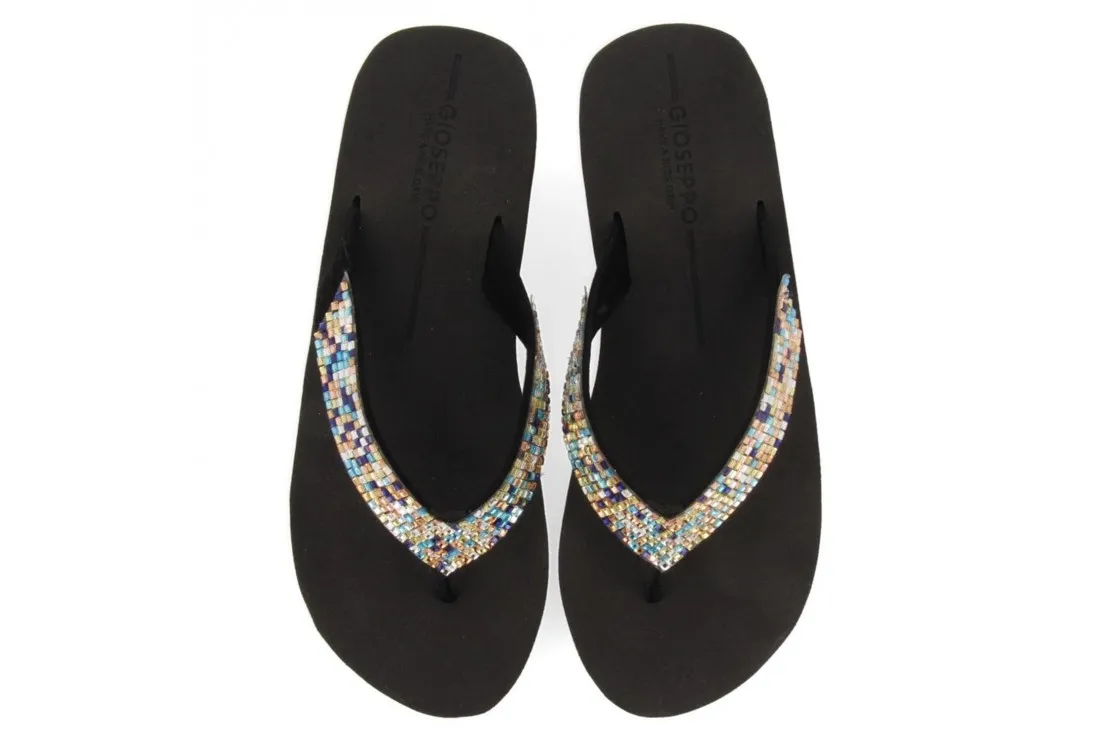 CHANCLAS NEGRAS DE CUNA PARA MUJER LABICO Gioseppo