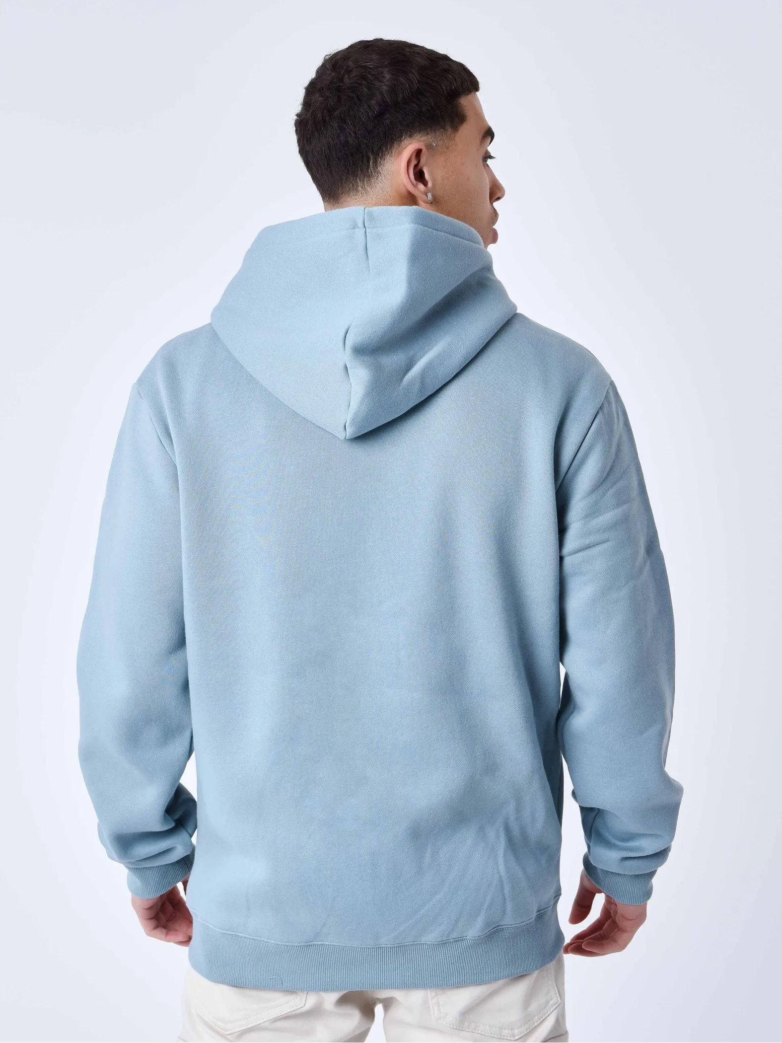 Chaqueta con cremallera y capucha Origin con bordado