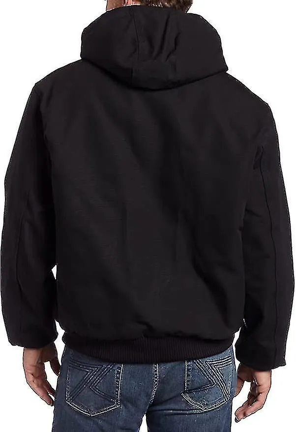 Chaqueta forrada de franela con aislamiento de pato suelto para hombre