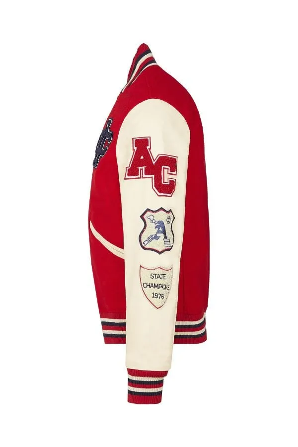 CHAQUETA HOMBRE AMERICAN COLLEGE AC10 RED BEIGE