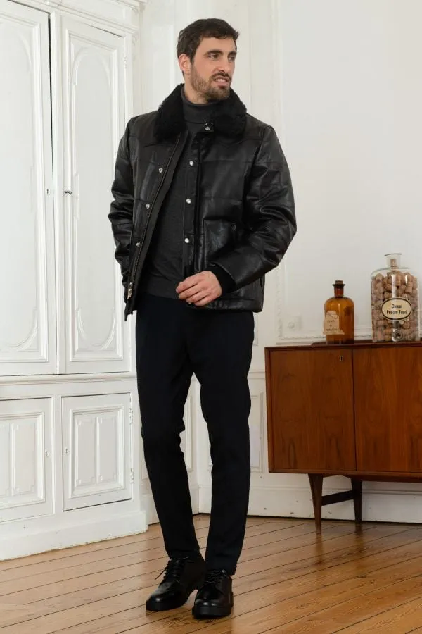 Chaqueta Hombre Schott Lcdayton Black/Black