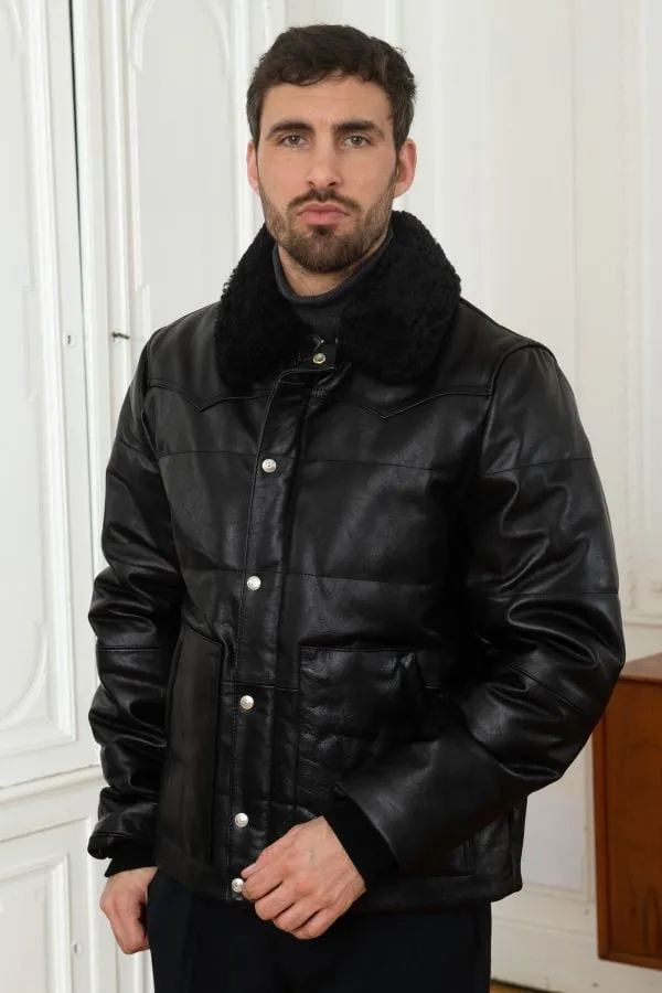 Chaqueta Hombre Schott Lcdayton Black/Black