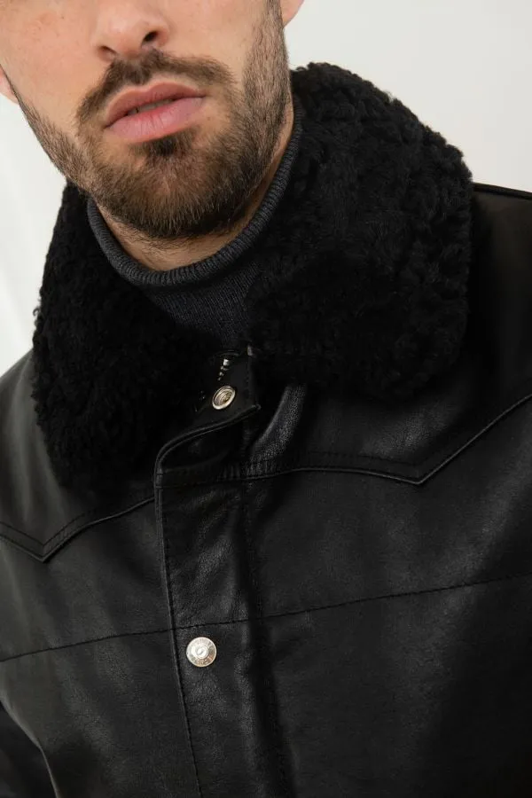 Chaqueta Hombre Schott Lcdayton Black/Black
