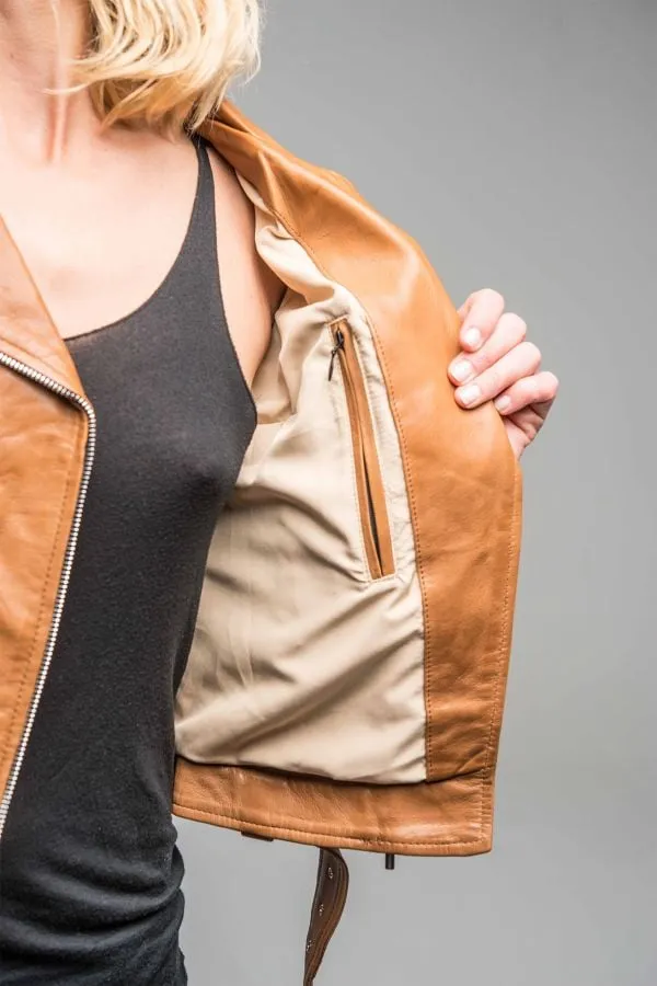 Chaqueta Mujeres Rose Garden Laurie Lamb Castel Tan Zz