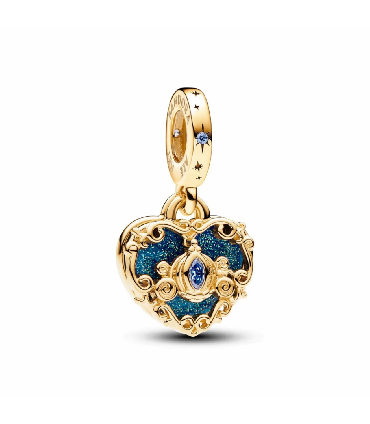 CHARM COLGANTE PANDORA DOBLE CARROZA & CORAZóN DE LA CENICIENTA DE DISNEY  763072C01