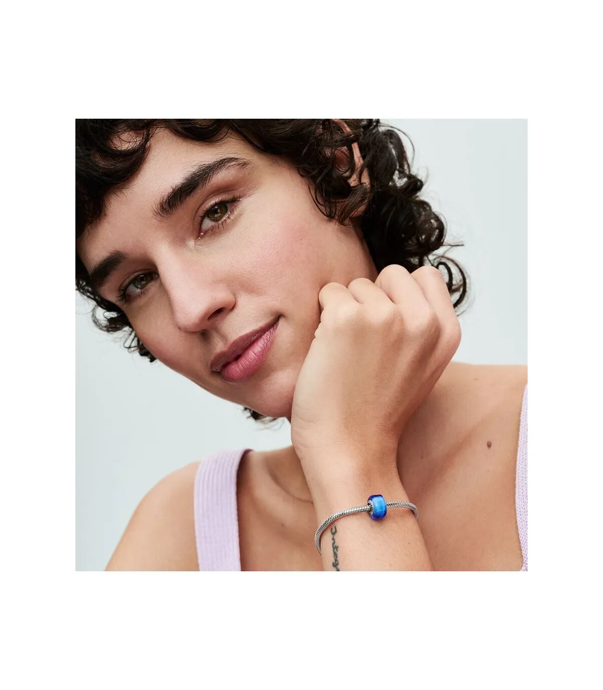 CHARM PANDORA MINI CRISTAL DE MURANO AZUL  793105C00