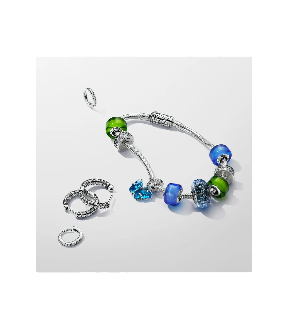 CHARM PANDORA MINI CRISTAL DE MURANO AZUL  793105C00