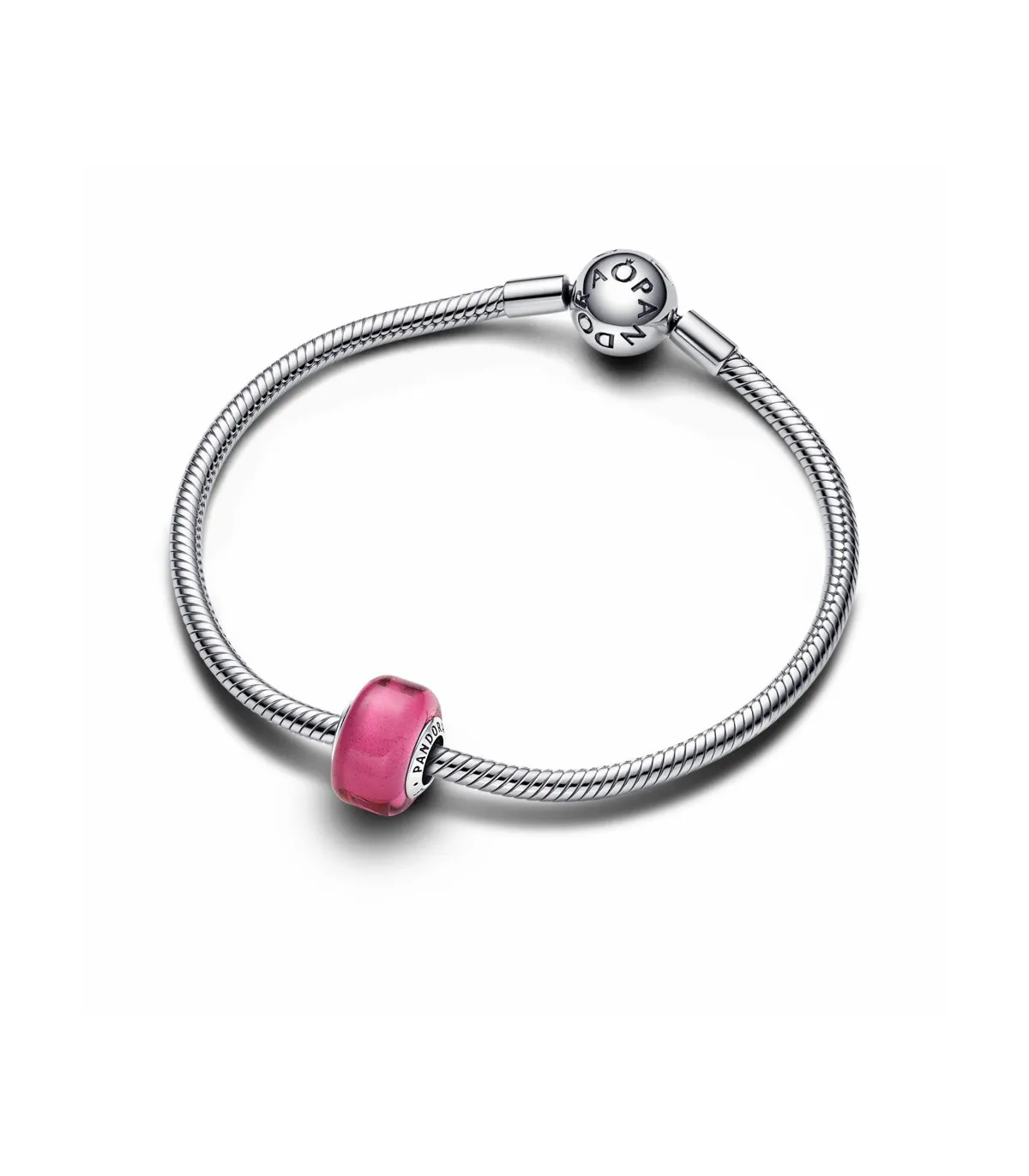 CHARM PANDORA MINI CRISTAL DE MURANO ROSA  793107C00
