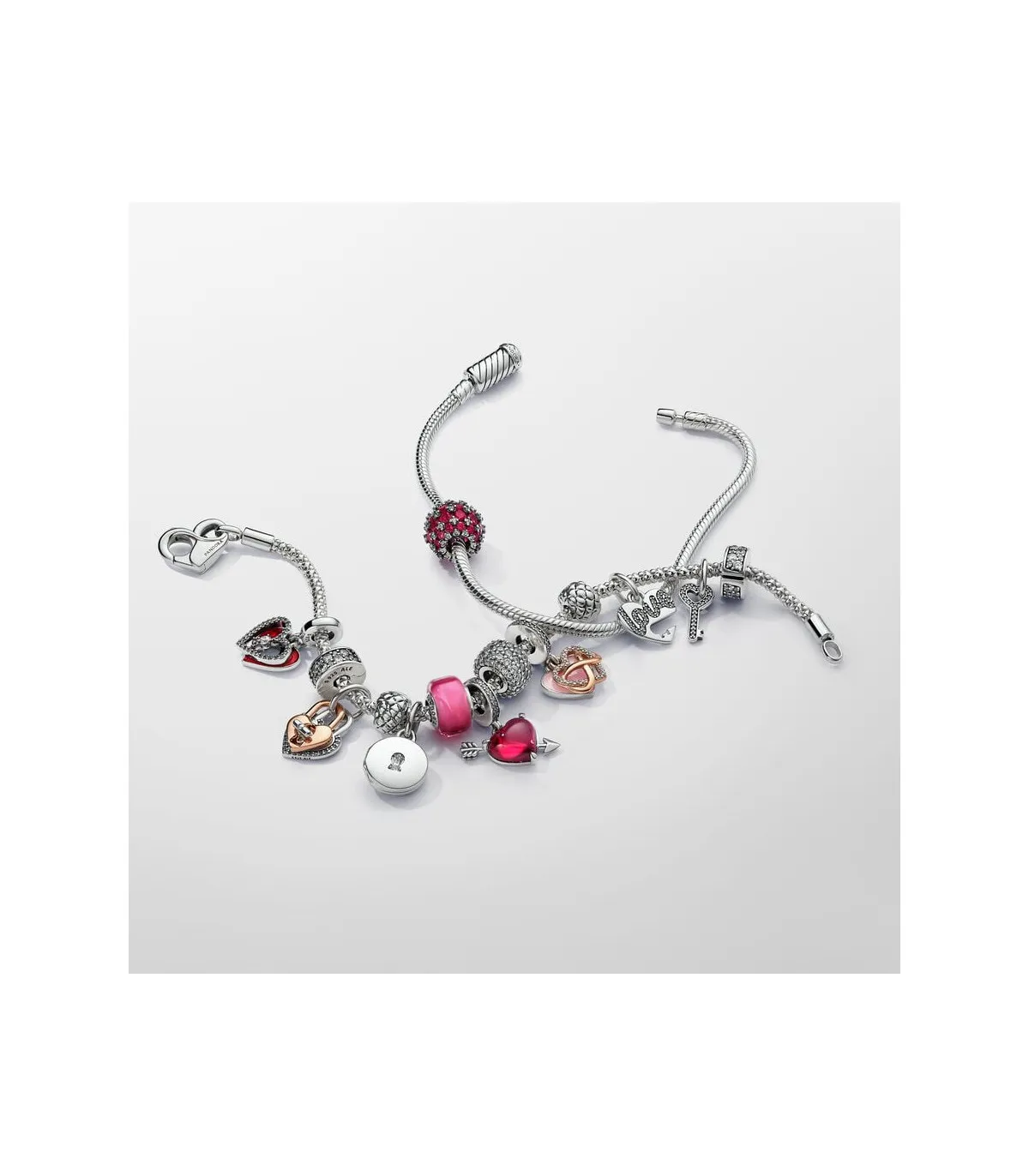 CHARM PANDORA MINI CRISTAL DE MURANO ROSA  793107C00