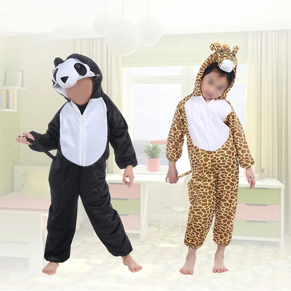 CHILDREN'S PANDA COSTUME KIDS ANIMAL COSTUMES FOR HALLOWEEN COSPLAY PERFORMANCE  SIZE M FOR HEIGHT 90105CM