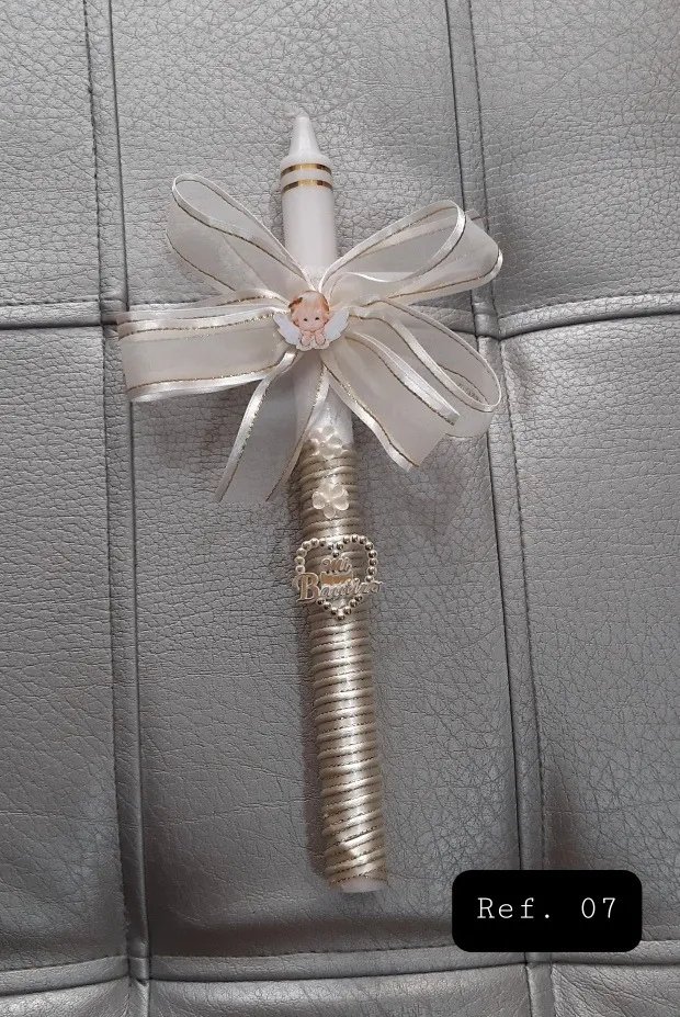 Cirio De Bautizo Para Niña
