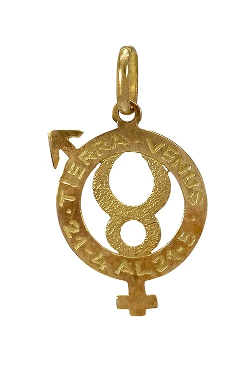 Colgante oro amarillo 18k horóscopo tauro 083_ASTAU