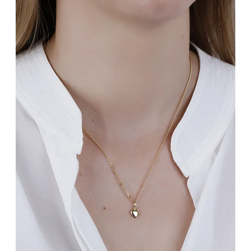 COLGANTE "AHFIR" CORAZÓN ORO 18K