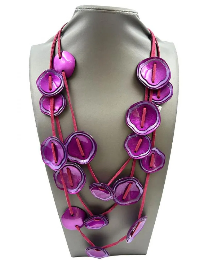 COLLARES BUGAMBILIAS IDEAL PARA LLEVAR CON LOS COLORES DE MODA