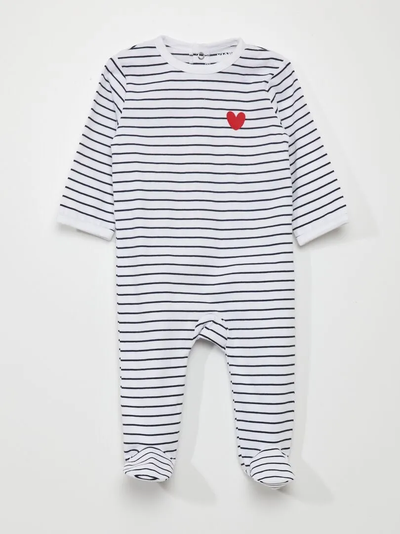CONJUNTO DE PELELE + BODY + BABERO   3 PIEZAS  BLANCO