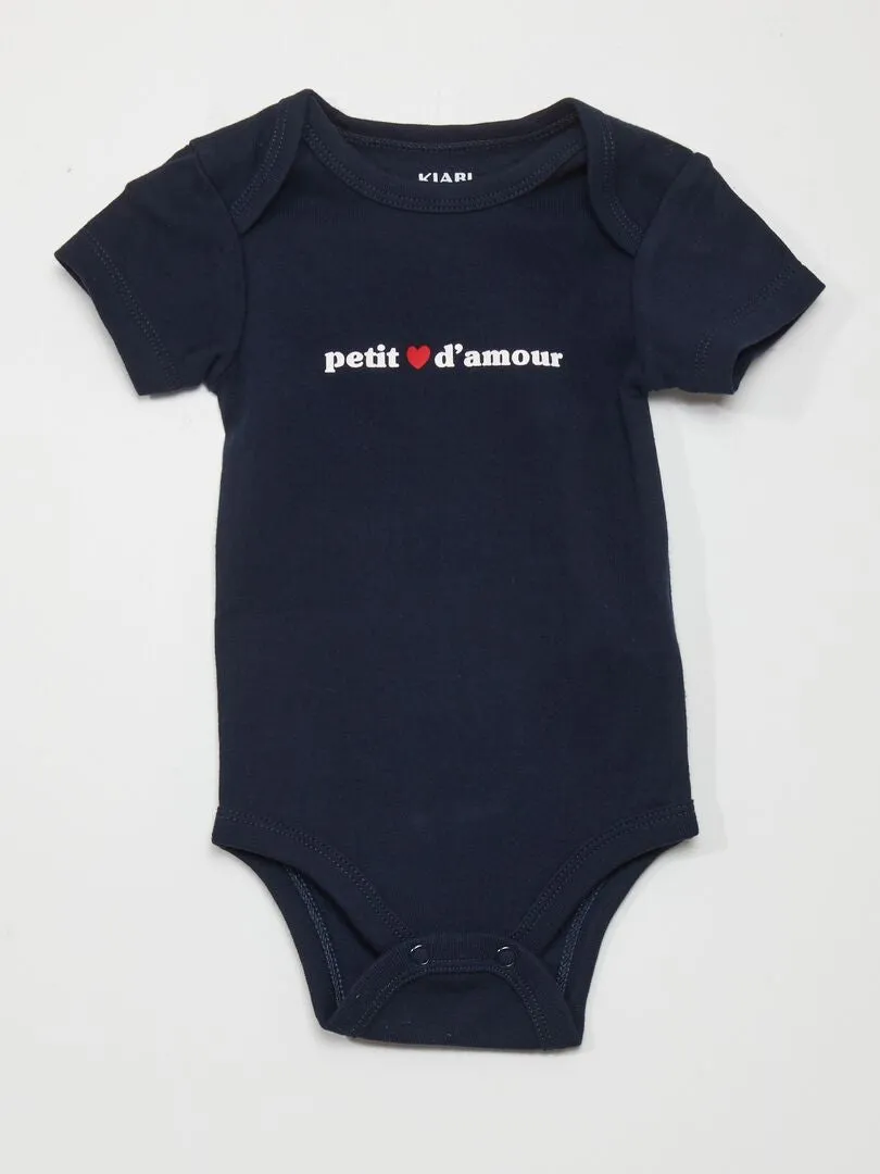 CONJUNTO DE PELELE + BODY + BABERO   3 PIEZAS  BLANCO