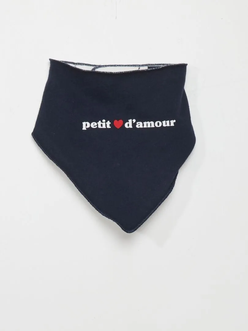 CONJUNTO DE PELELE + BODY + BABERO   3 PIEZAS  BLANCO