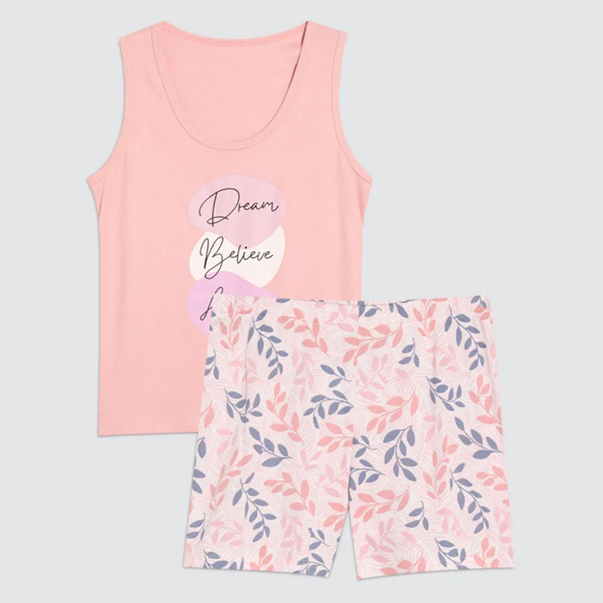 Conjunto De Pijama Con Short