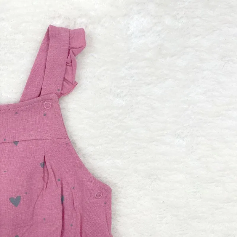 Conjunto peto bebe niña fresa
