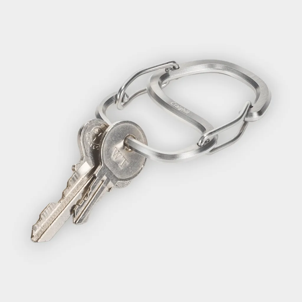 Craighill – Llavero Coachwhip carabiner stainlees steel