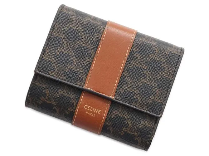 Céline Billetera Celine de tres pliegues 
