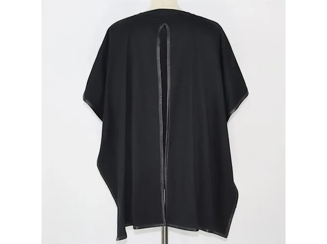 Céline Camiseta negra con capa Negro 