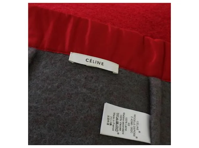Céline Capa Celine / Falda Warp Roja 