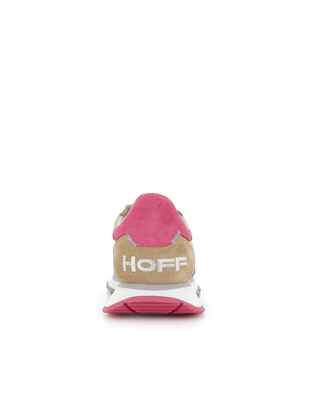 Deportiva urbana de piel multicolor lila para mujer HOFF