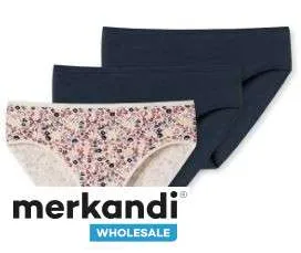 Descubre nuestra selección de calzoncillos de mujer en un pack de 3 con una colorida mezcla de colores para prendas de moda y có