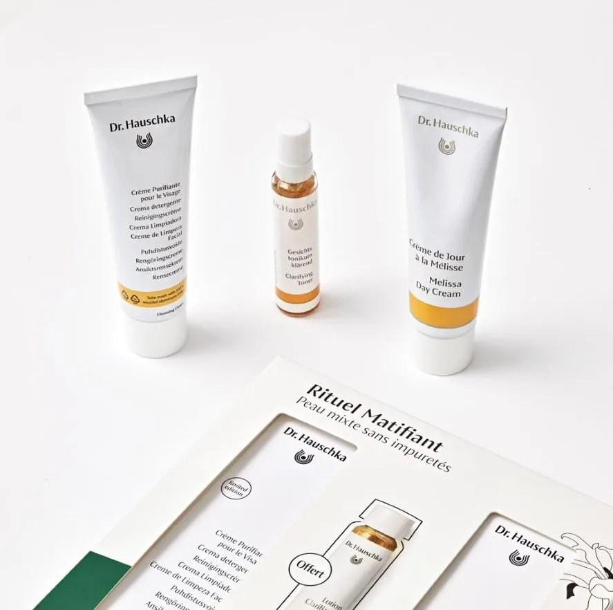 DR. HAUSCHKA Estuche rutina matificante 2023