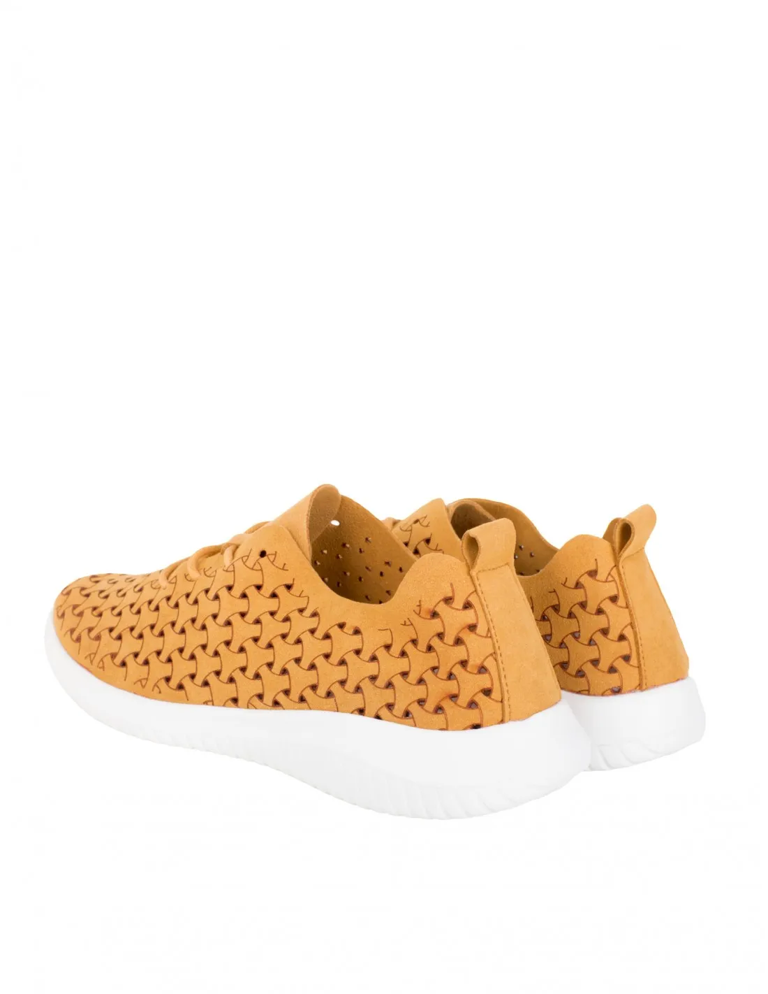 EOLIGEROS Zapatillas Casual Calados Mostaza