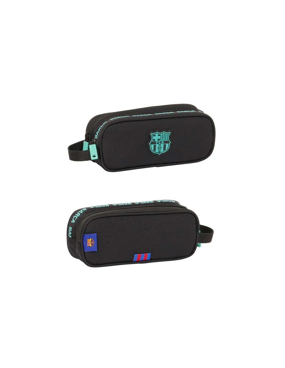 Estuche escolar dos departamentos FC Barcelona 2024