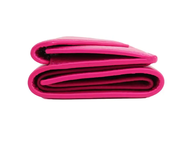 Everyday Billetera compacta de tres pliegues Balenciaga Rosa 