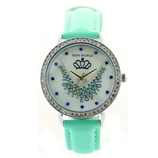 Fashion Crown Phoenix Mint Green Watch