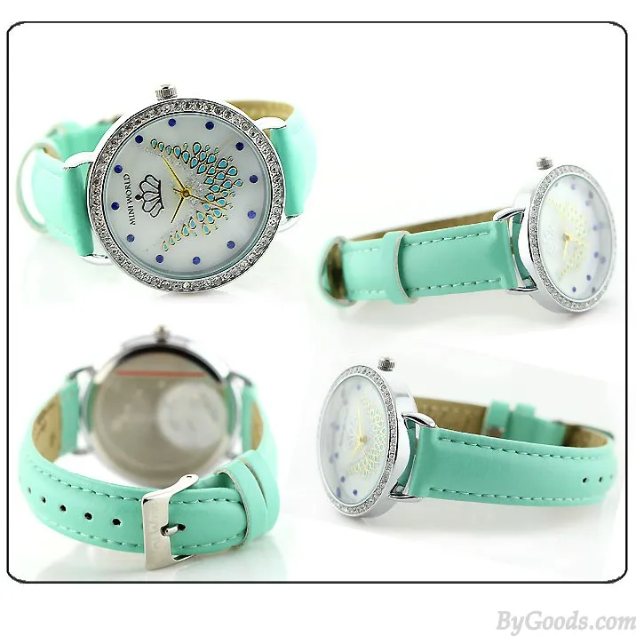 Fashion Crown Phoenix Mint Green Watch