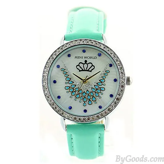 Fashion Crown Phoenix Mint Green Watch