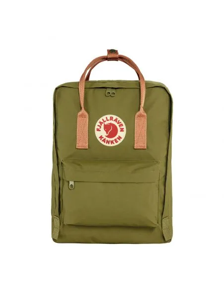 FJALLRAVEN Mochila Kanken Foliage Green/Peach Sand