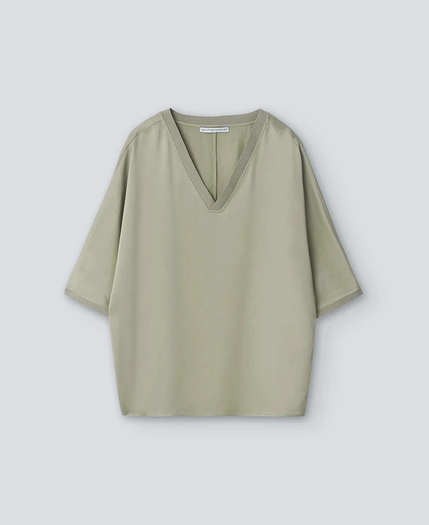 FLUID VNECK BLOUSE WOMAN